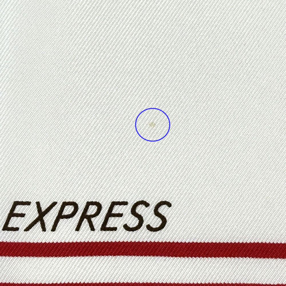 HERMES Authentic White Silk Scarf - Picture 7 of 7
